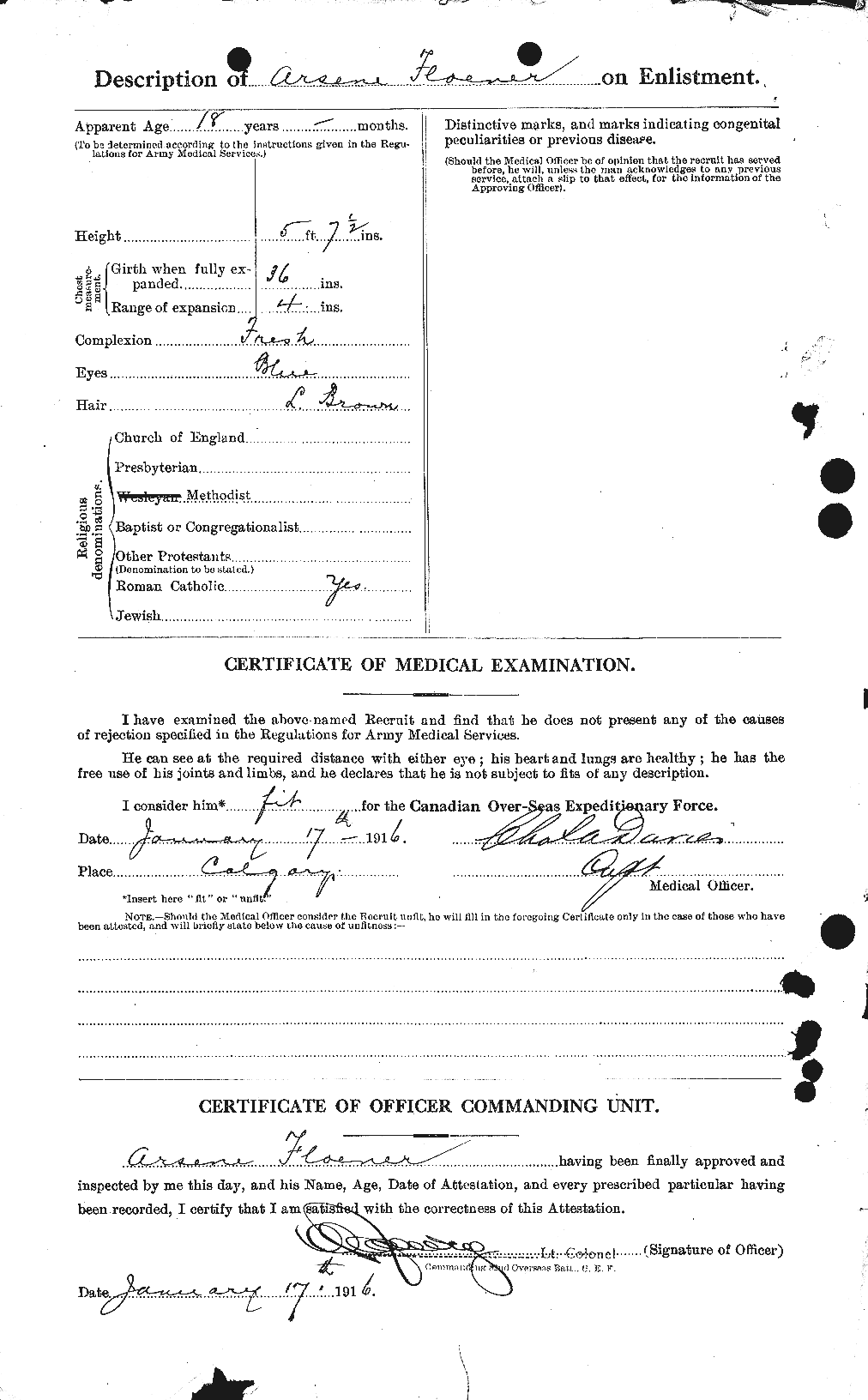 Personnel Records of the First World War - CEF 324536b