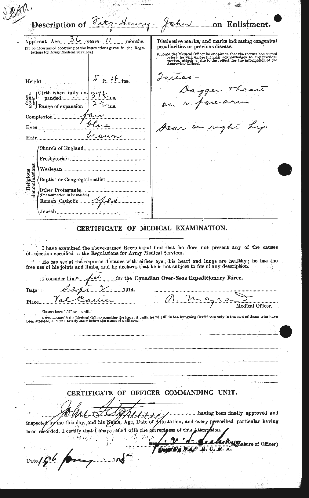Personnel Records of the First World War - CEF 326720b