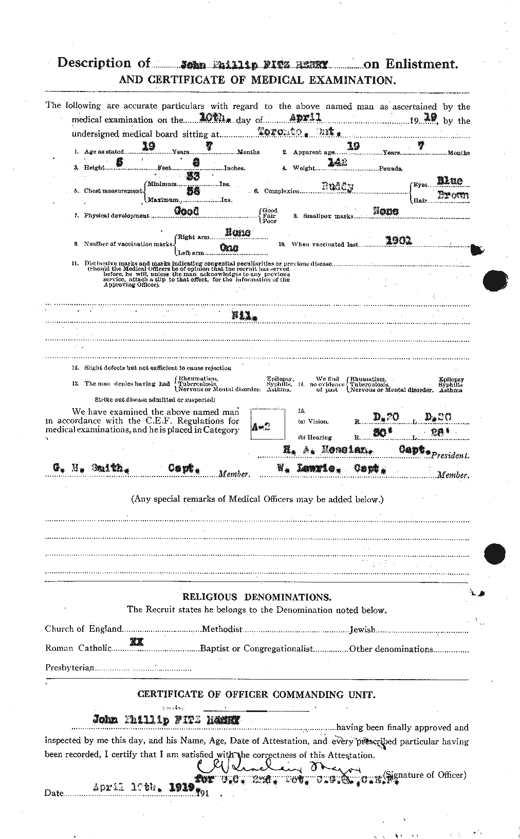 Personnel Records of the First World War - CEF 326724b