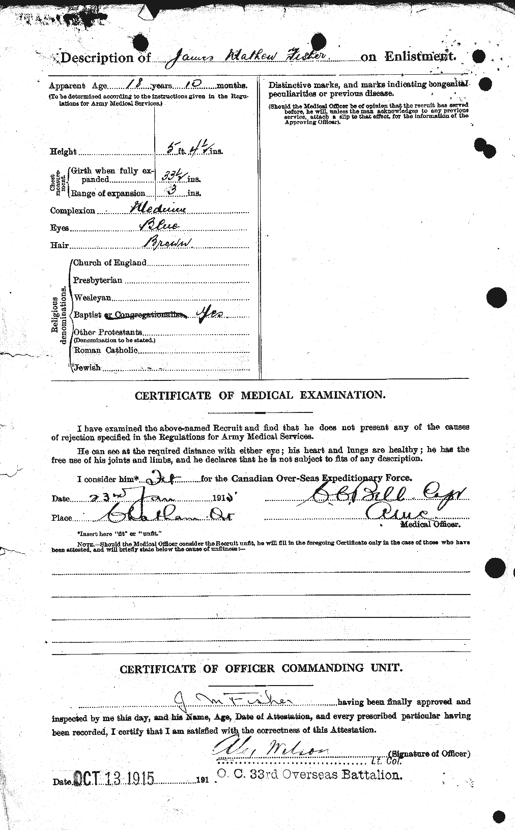 Personnel Records of the First World War - CEF 326885b