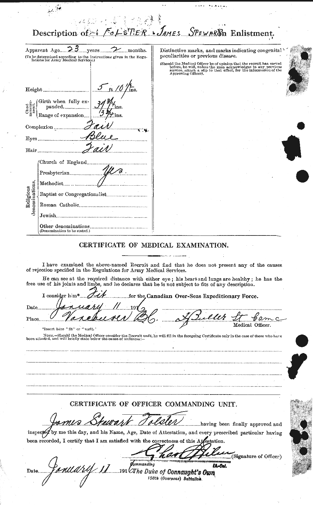 Personnel Records of the First World War - CEF 327740b