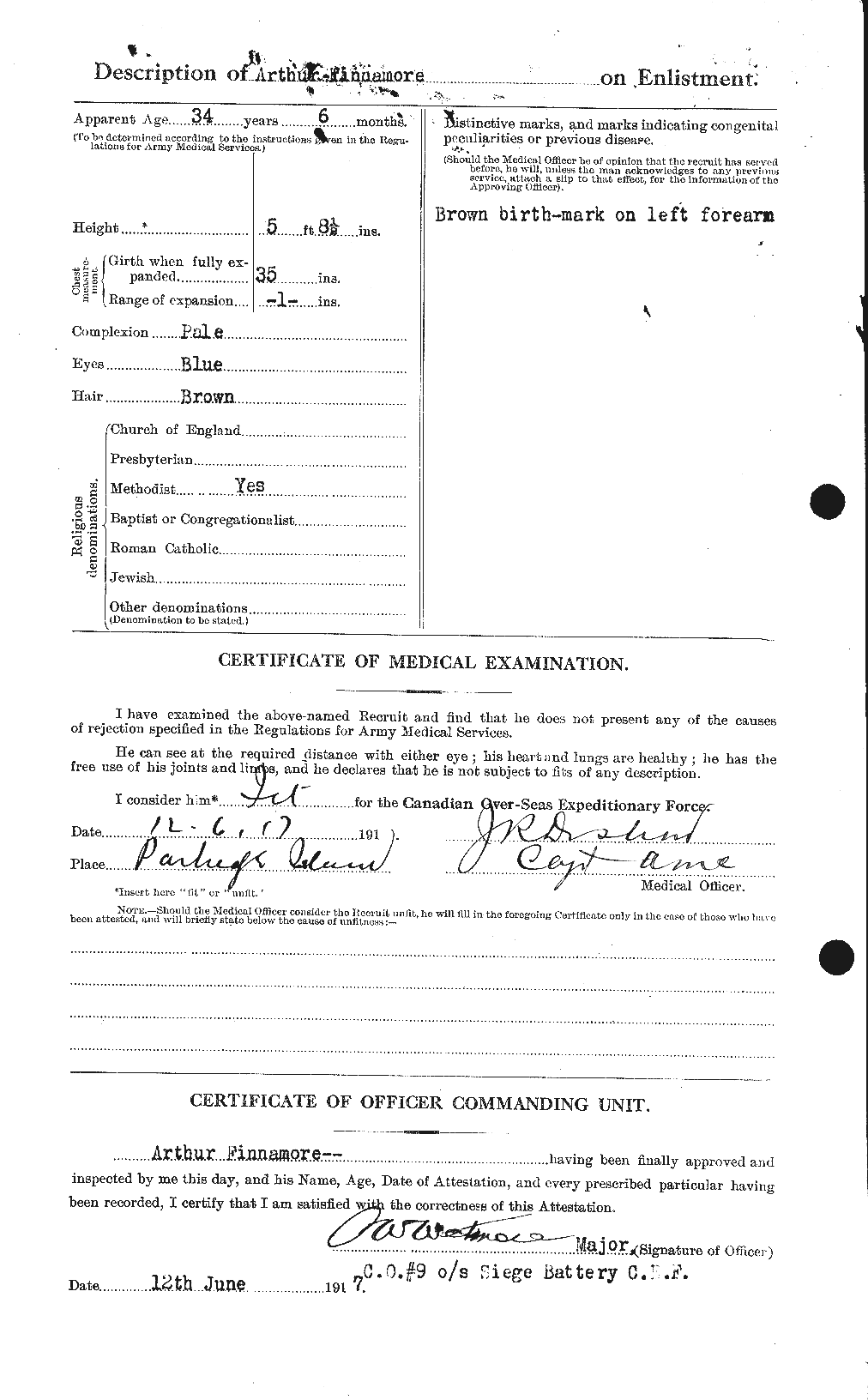 Personnel Records of the First World War - CEF 328535b
