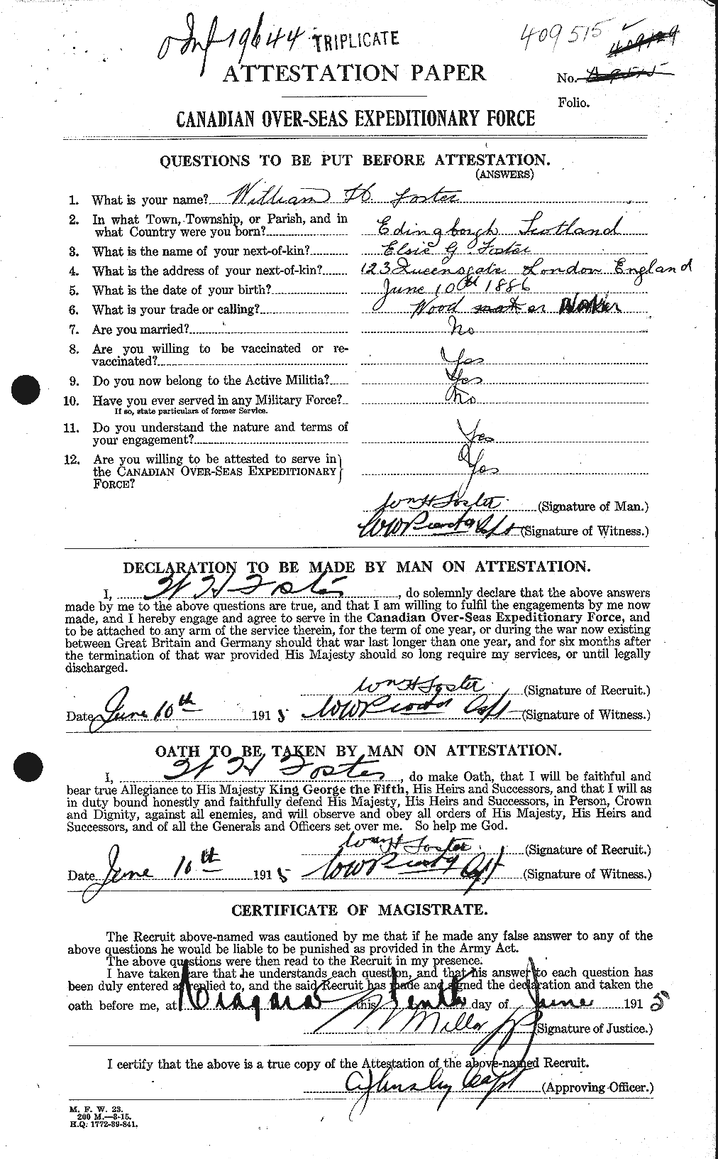 Personnel Records of the First World War - CEF 328748a