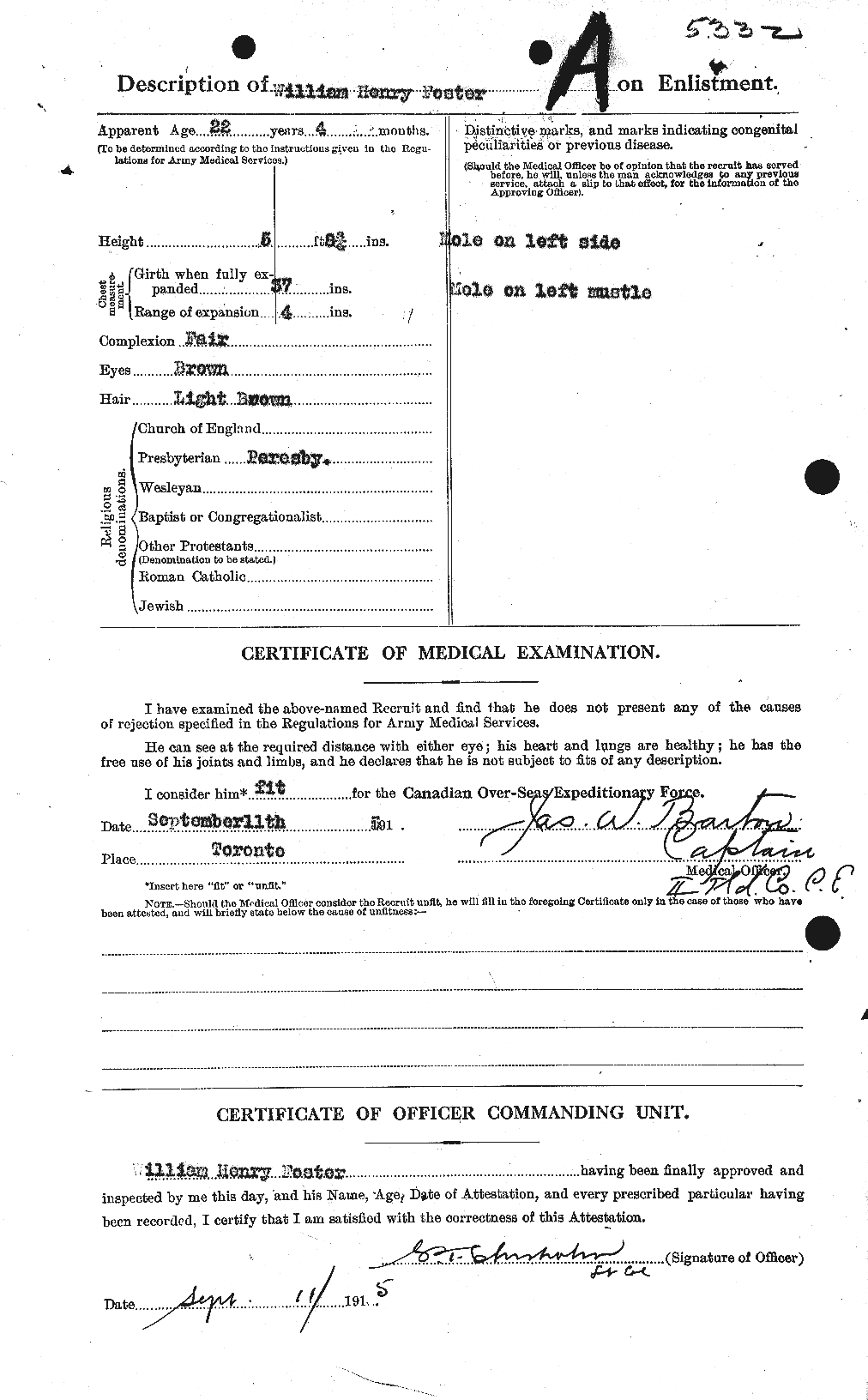 Personnel Records of the First World War - CEF 328754b