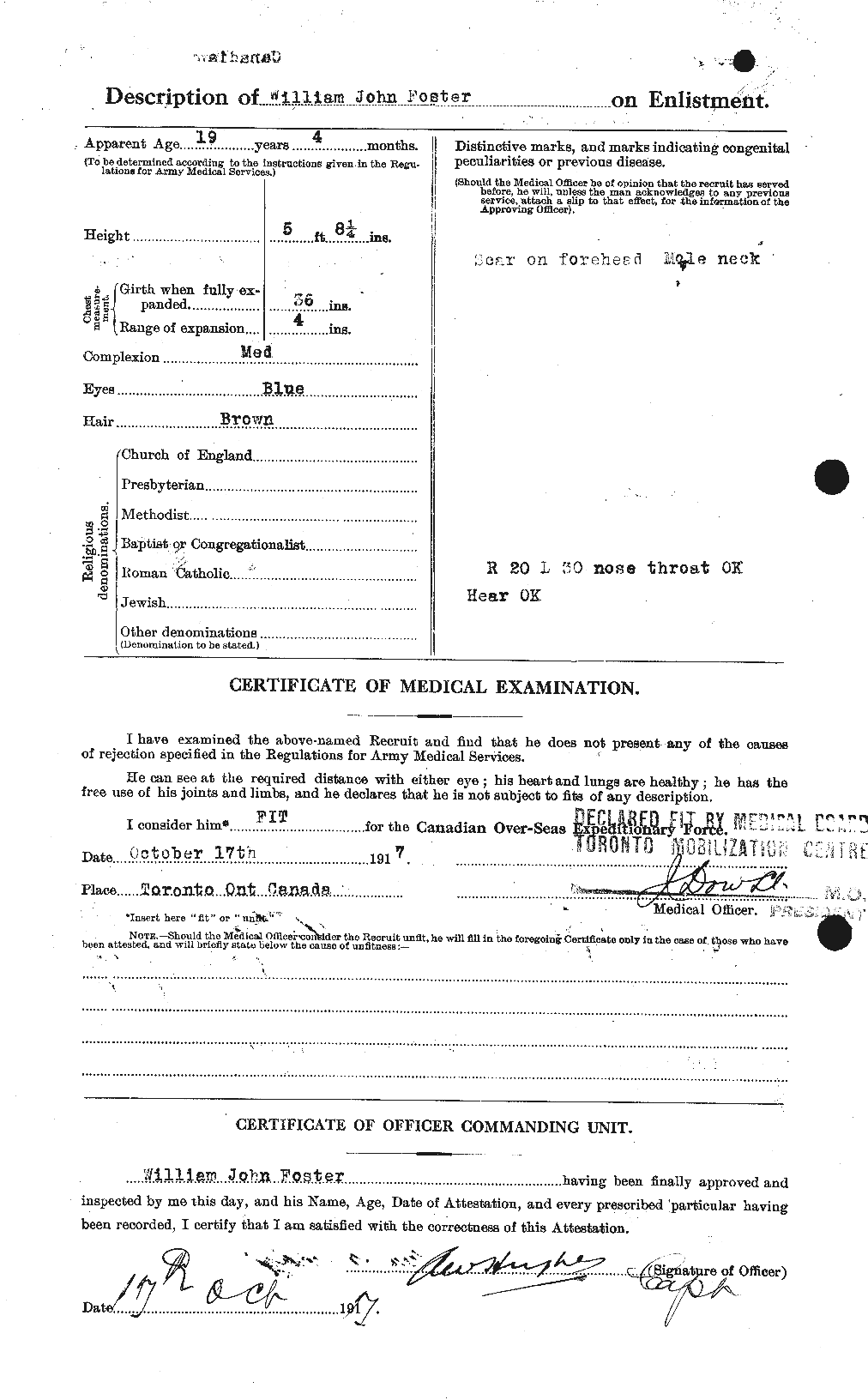 Personnel Records of the First World War - CEF 328761b
