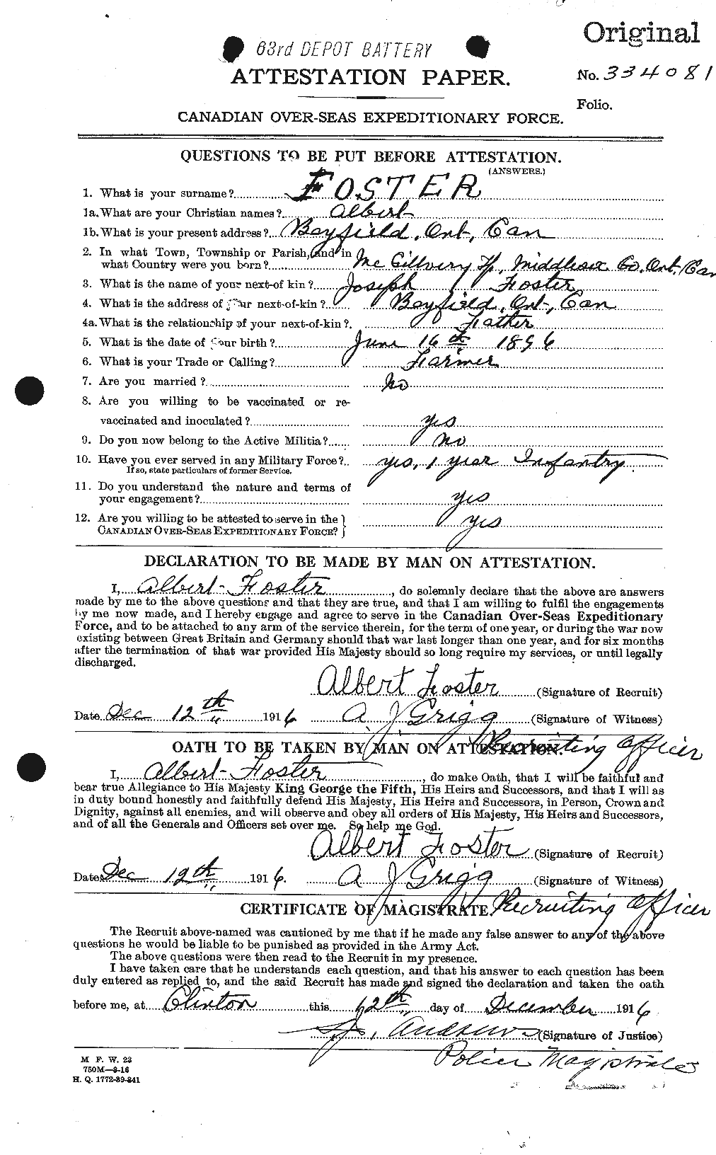 Personnel Records of the First World War - CEF 330429a