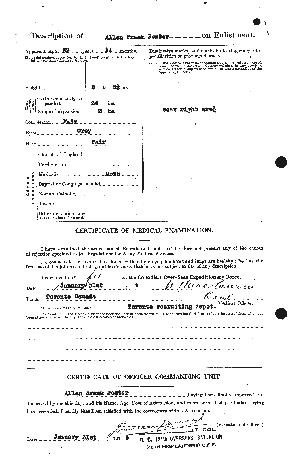 Personnel Records of the First World War - CEF 330452b