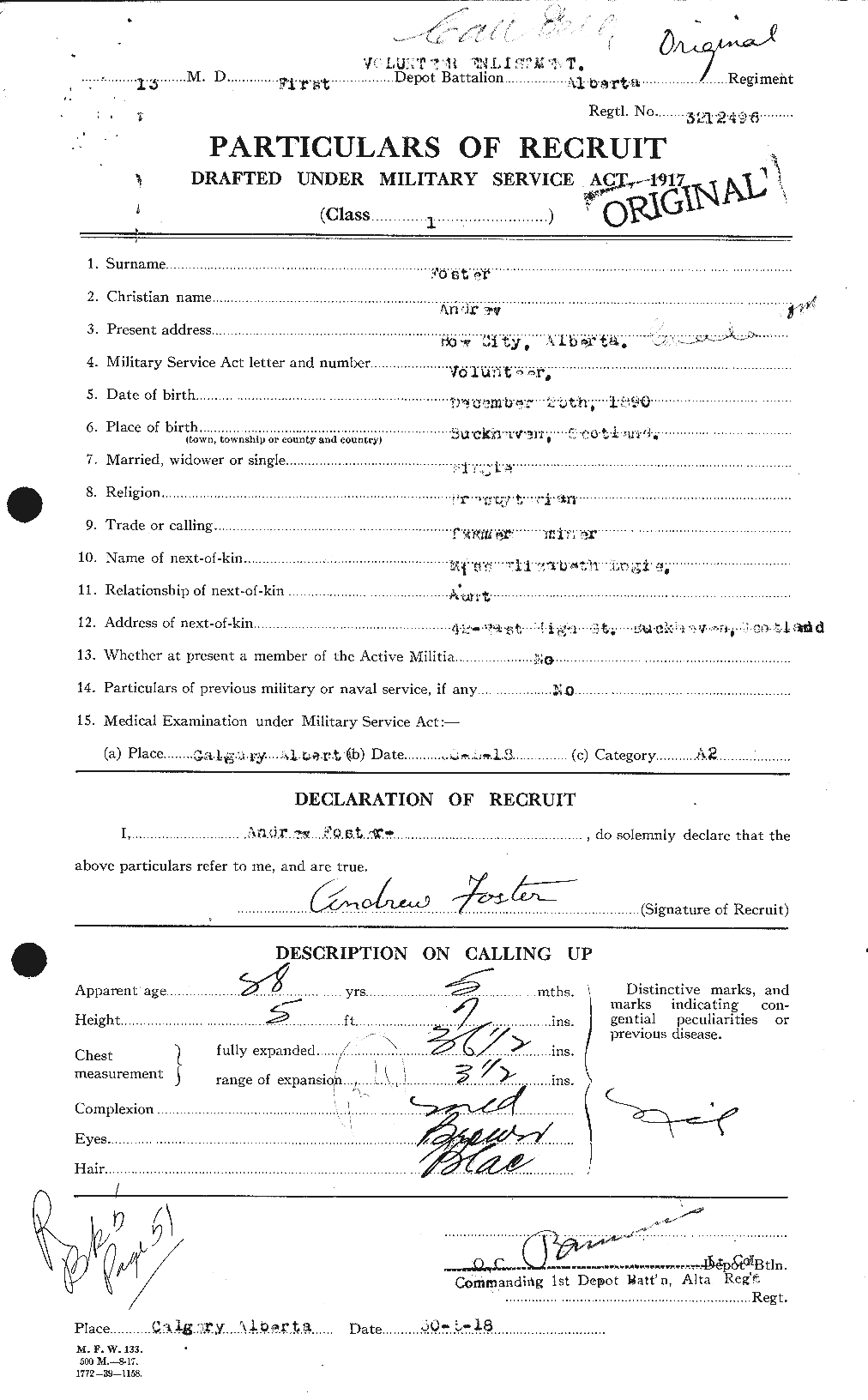 Personnel Records of the First World War - CEF 330456a