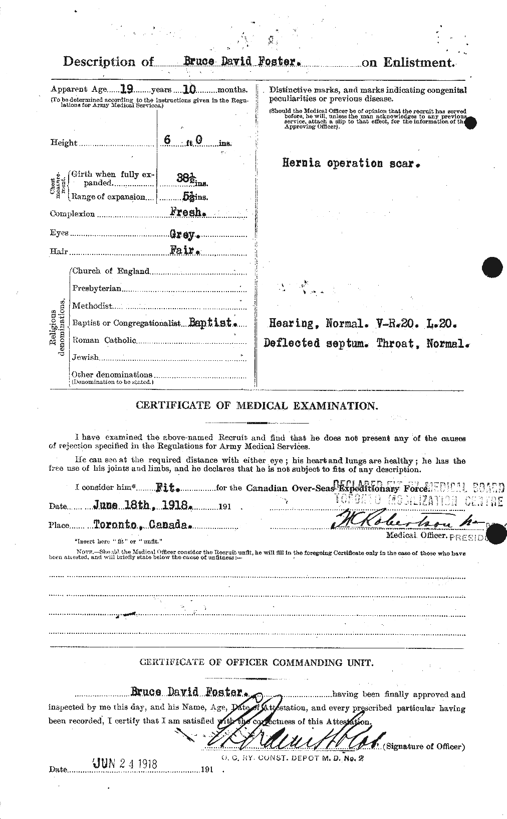 Personnel Records of the First World War - CEF 330490b