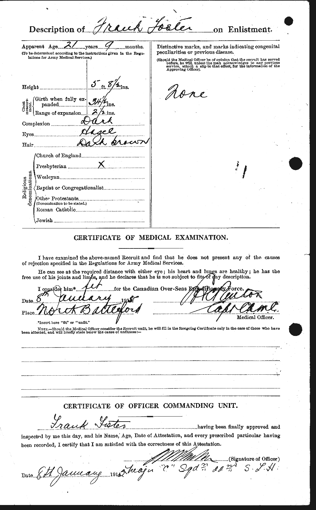 Personnel Records of the First World War - CEF 330619b