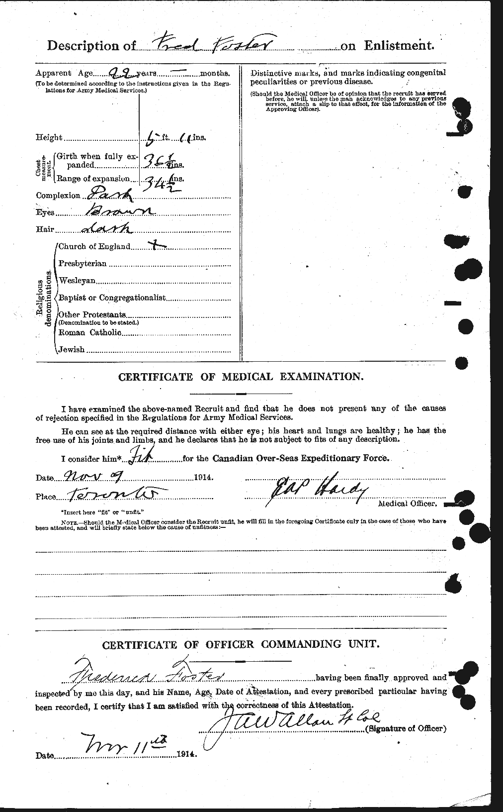 Personnel Records of the First World War - CEF 330645b