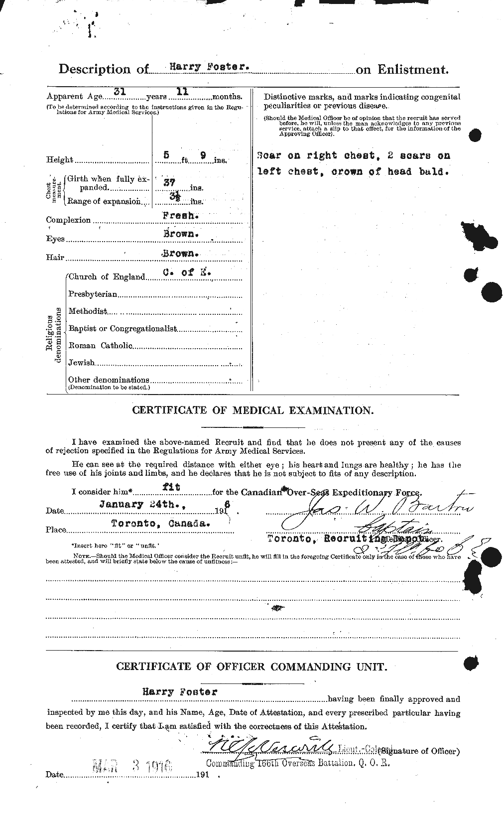 Personnel Records of the First World War - CEF 330743b