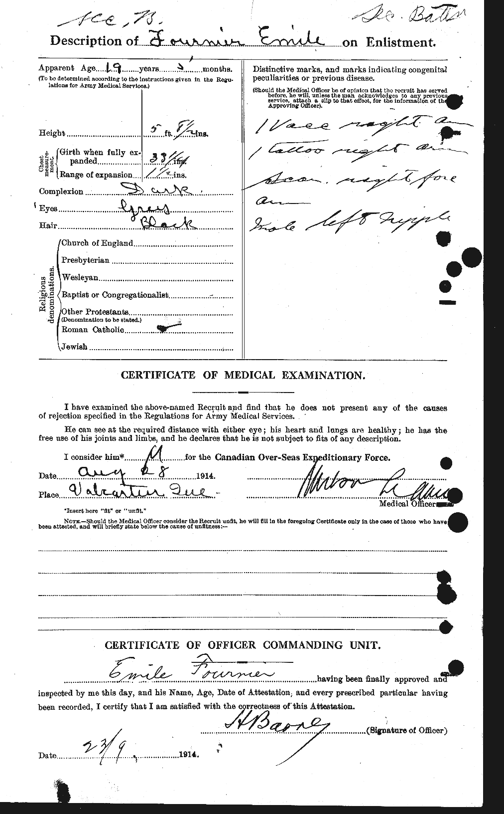Personnel Records of the First World War - CEF 331113b