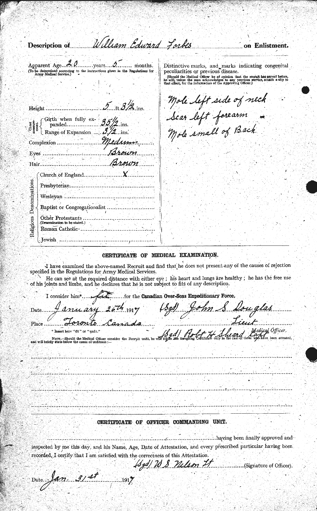 Personnel Records of the First World War - CEF 331827b