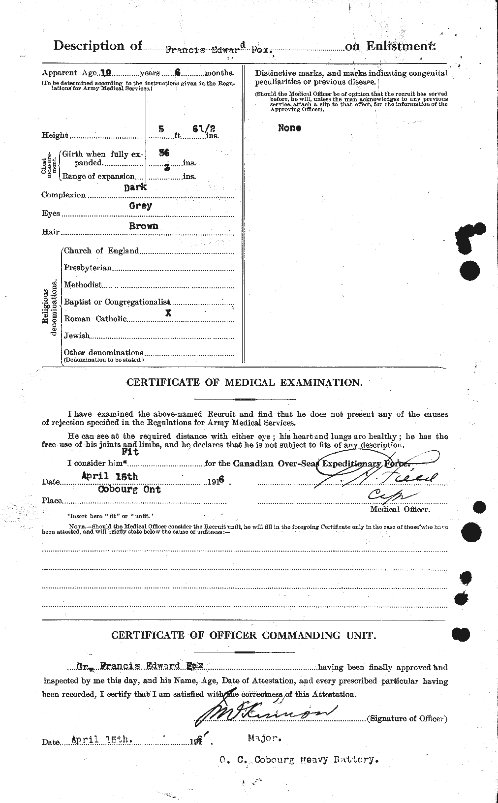 Personnel Records of the First World War - CEF 332448b