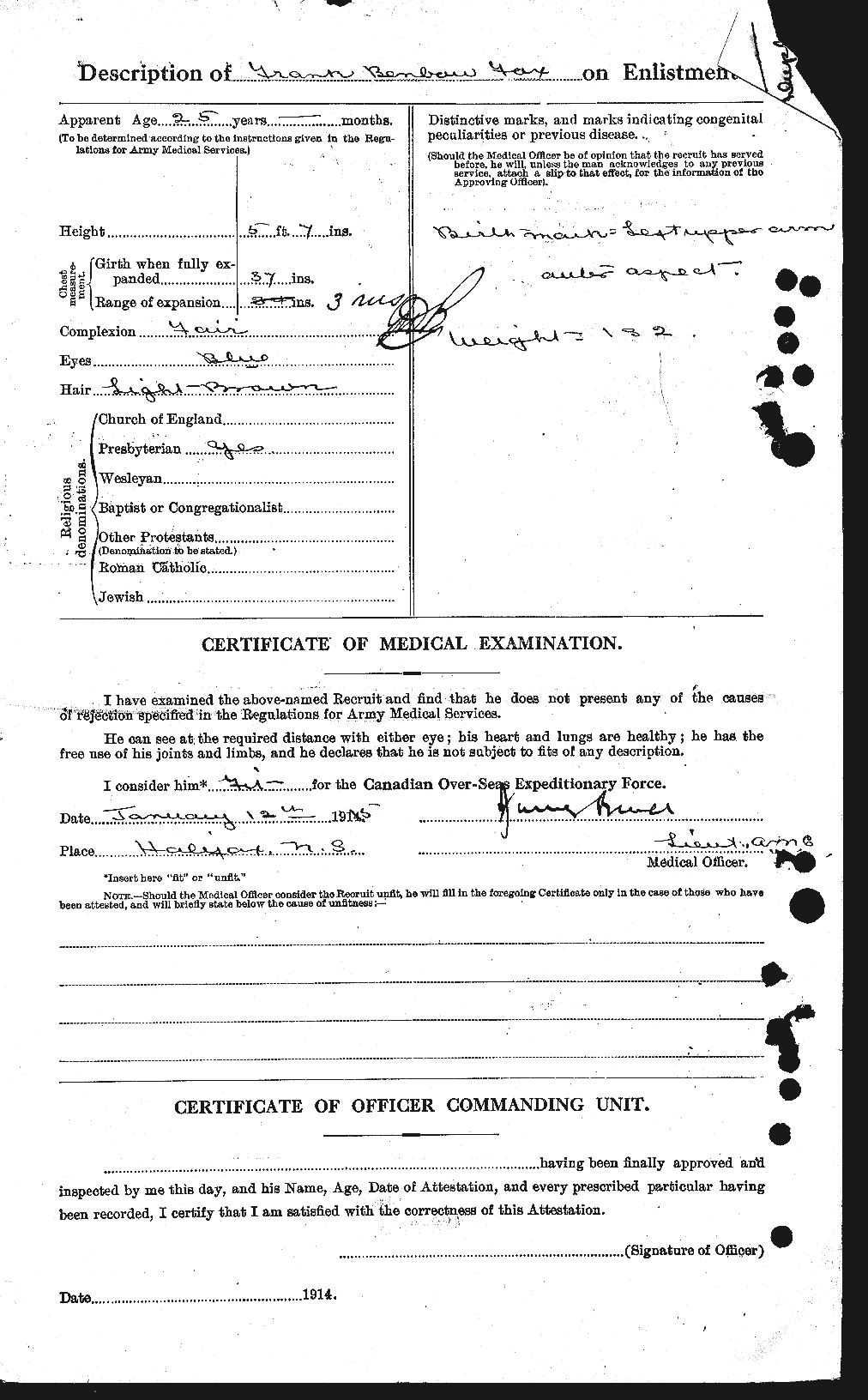 Personnel Records of the First World War - CEF 332456b
