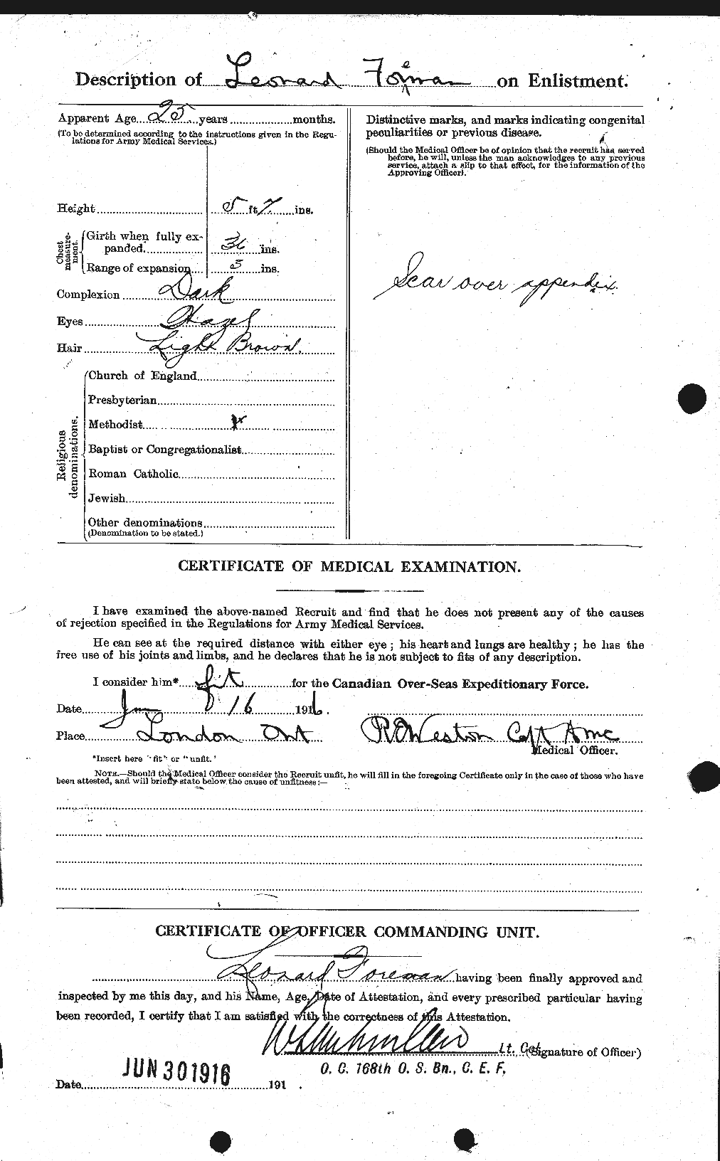 Personnel Records of the First World War - CEF 332699b