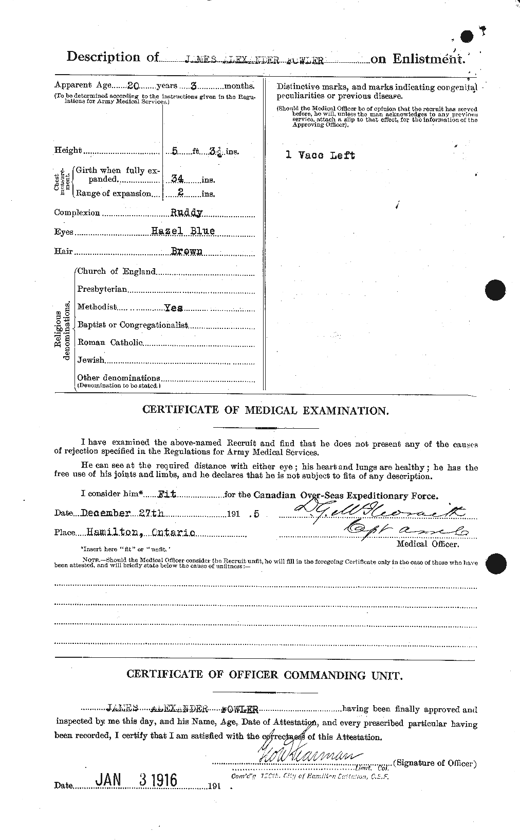 Personnel Records of the First World War - CEF 333098b