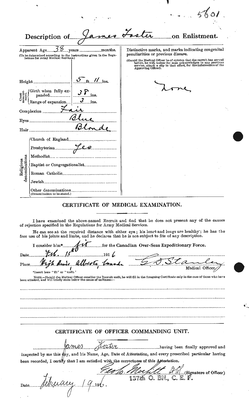 Personnel Records of the First World War - CEF 333275b