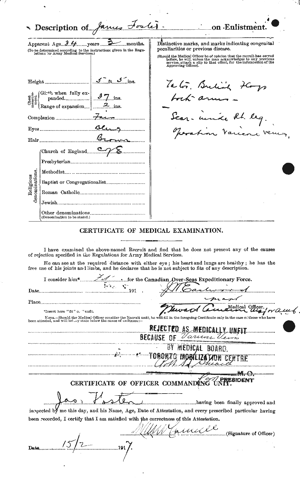 Personnel Records of the First World War - CEF 333277b