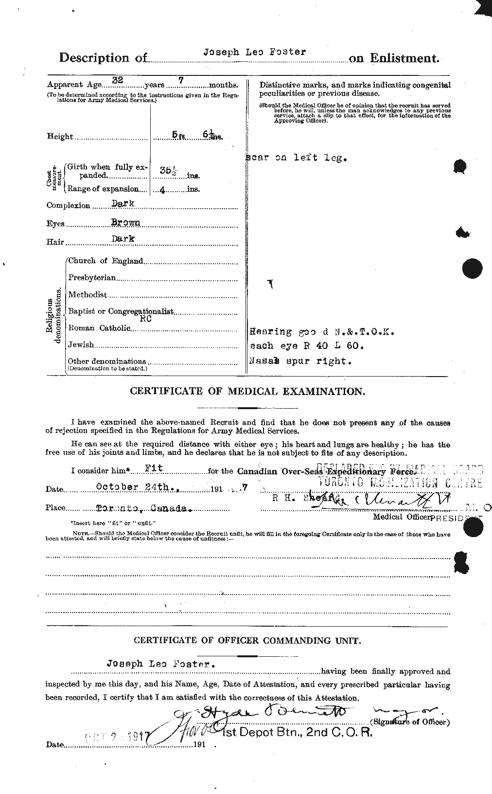 Personnel Records of the First World War - CEF 333390b
