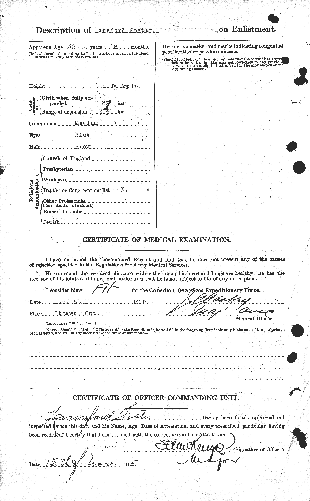 Personnel Records of the First World War - CEF 333397b