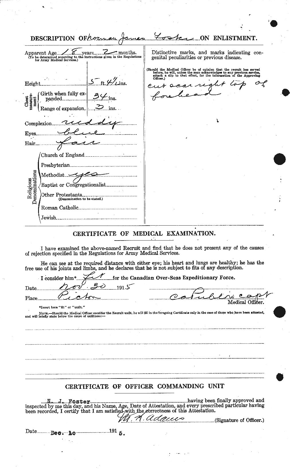 Personnel Records of the First World War - CEF 333435b