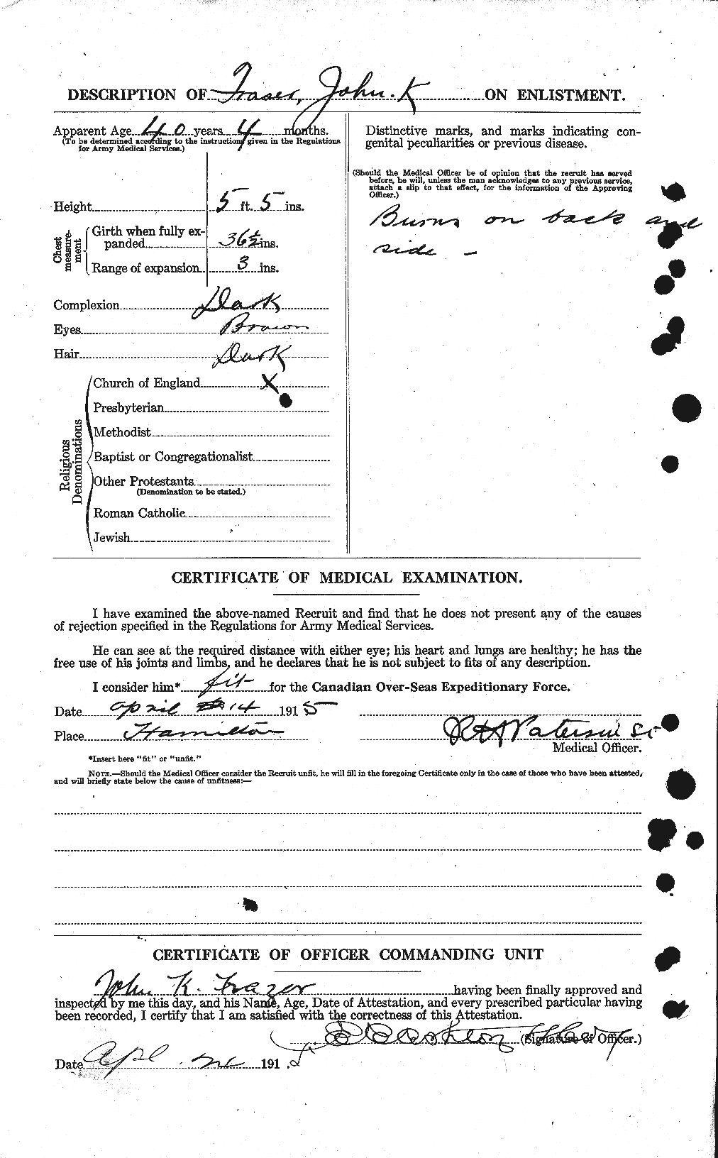 Personnel Records of the First World War - CEF 334146b