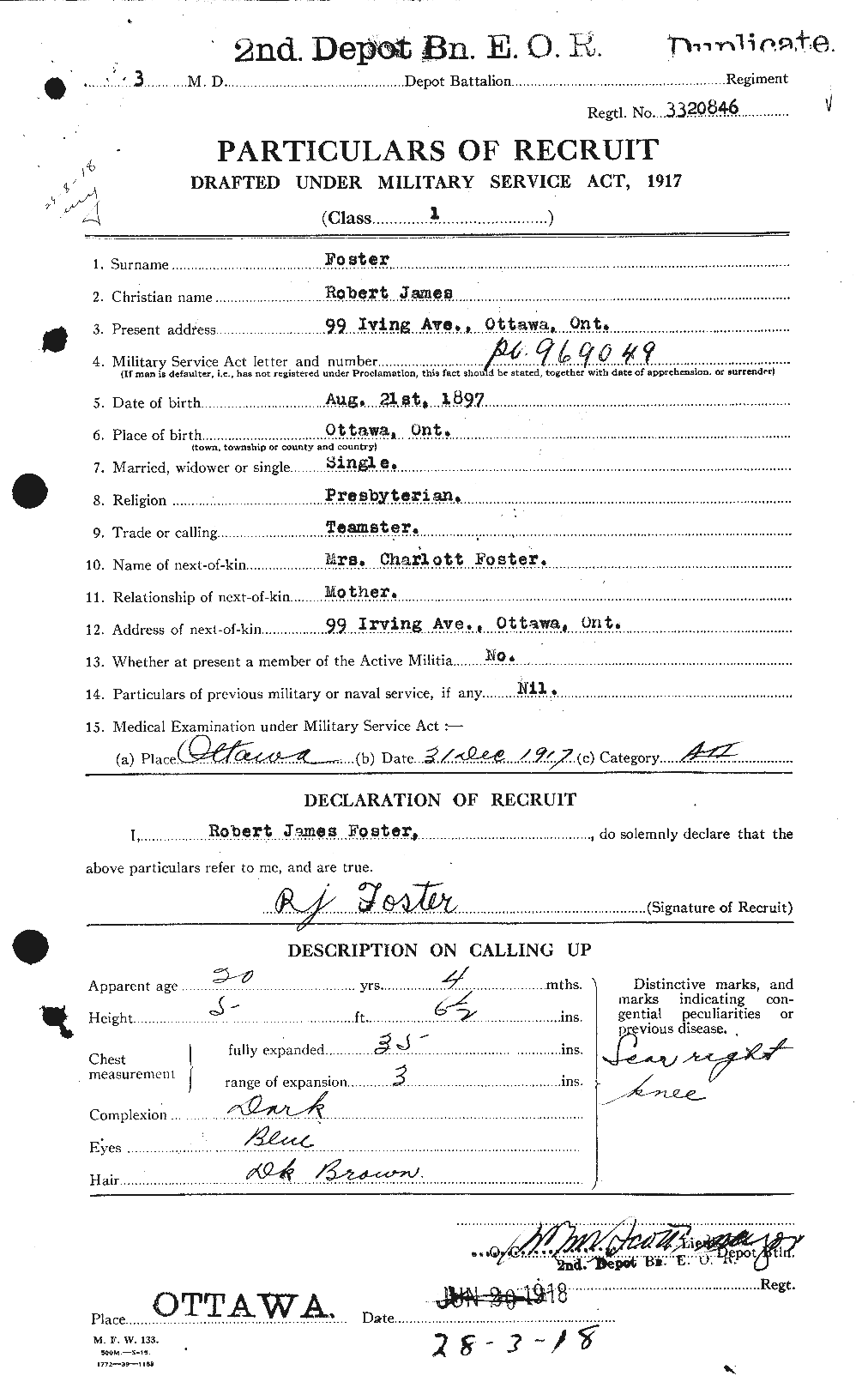 Personnel Records of the First World War - CEF 335178a