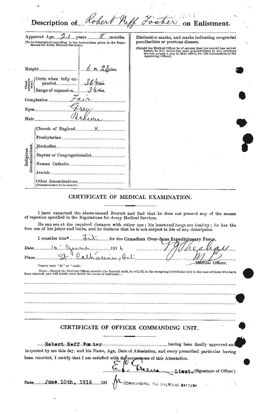 Personnel Records of the First World War - CEF 335182b