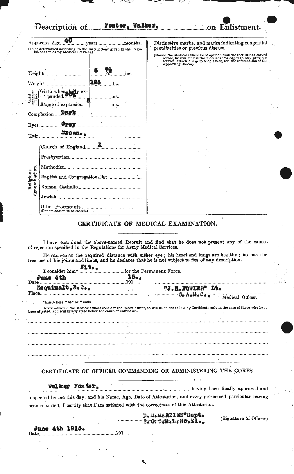 Personnel Records of the First World War - CEF 335250b