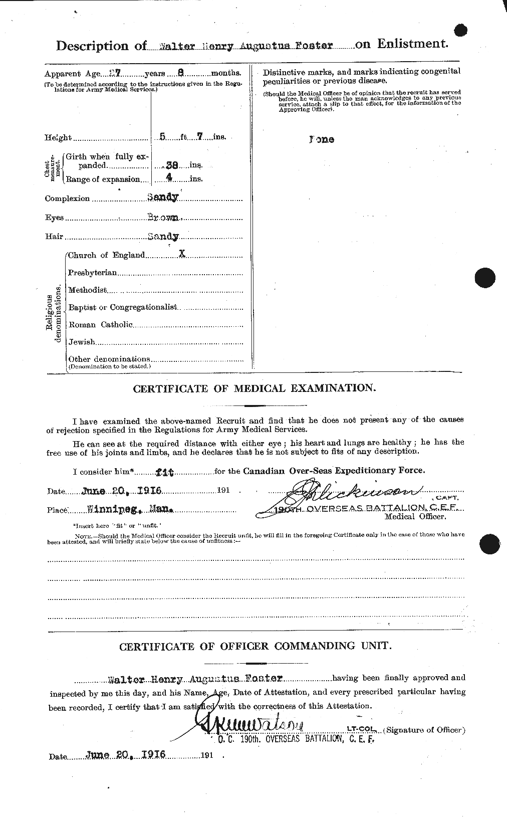 Personnel Records of the First World War - CEF 335258b