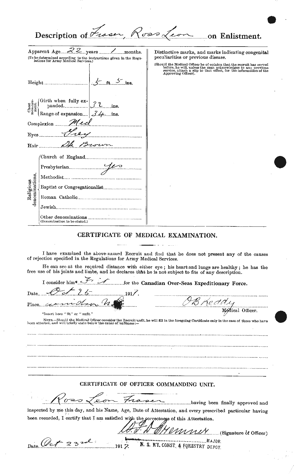 Personnel Records of the First World War - CEF 335703b