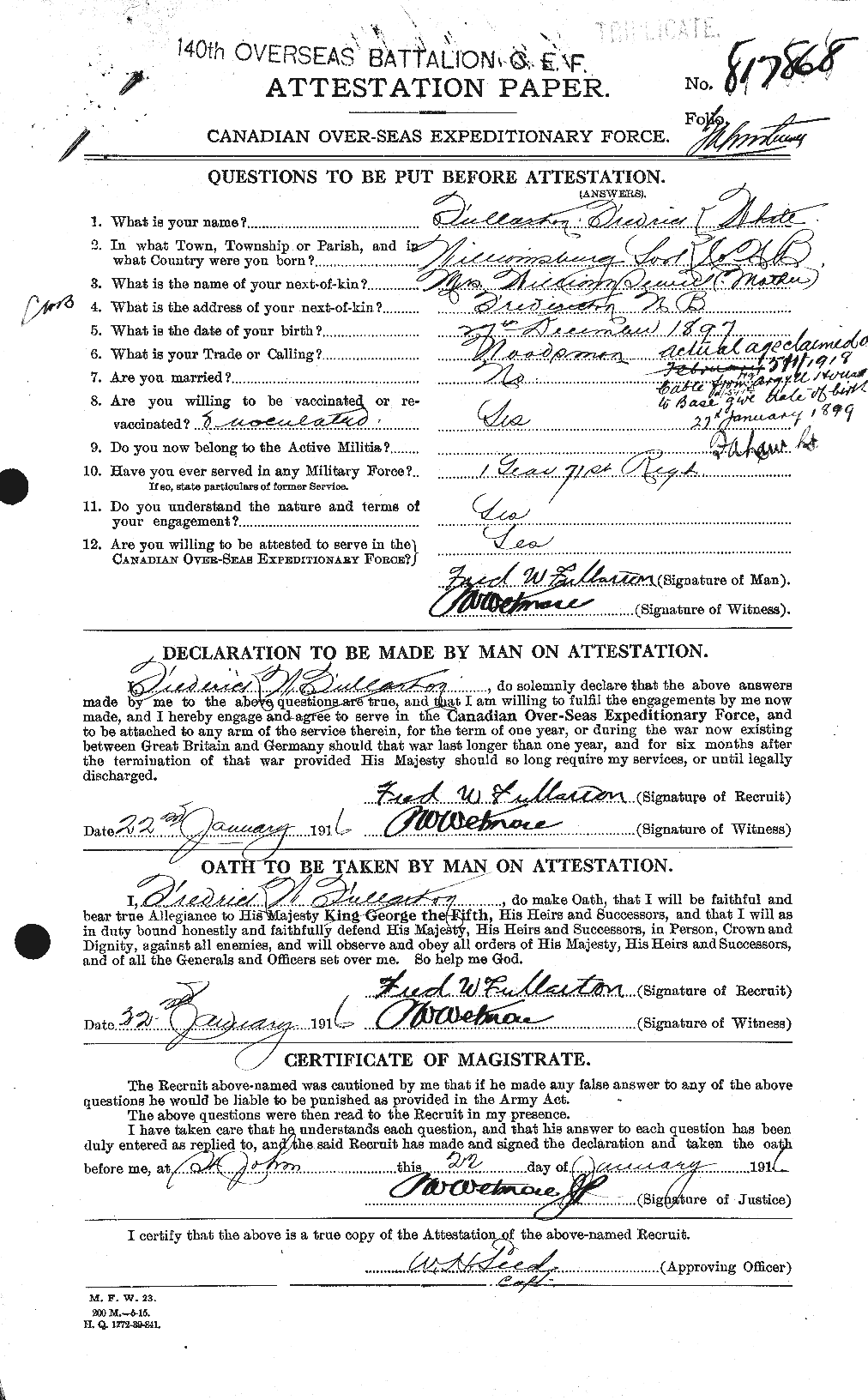 Personnel Records of the First World War - CEF 341253a