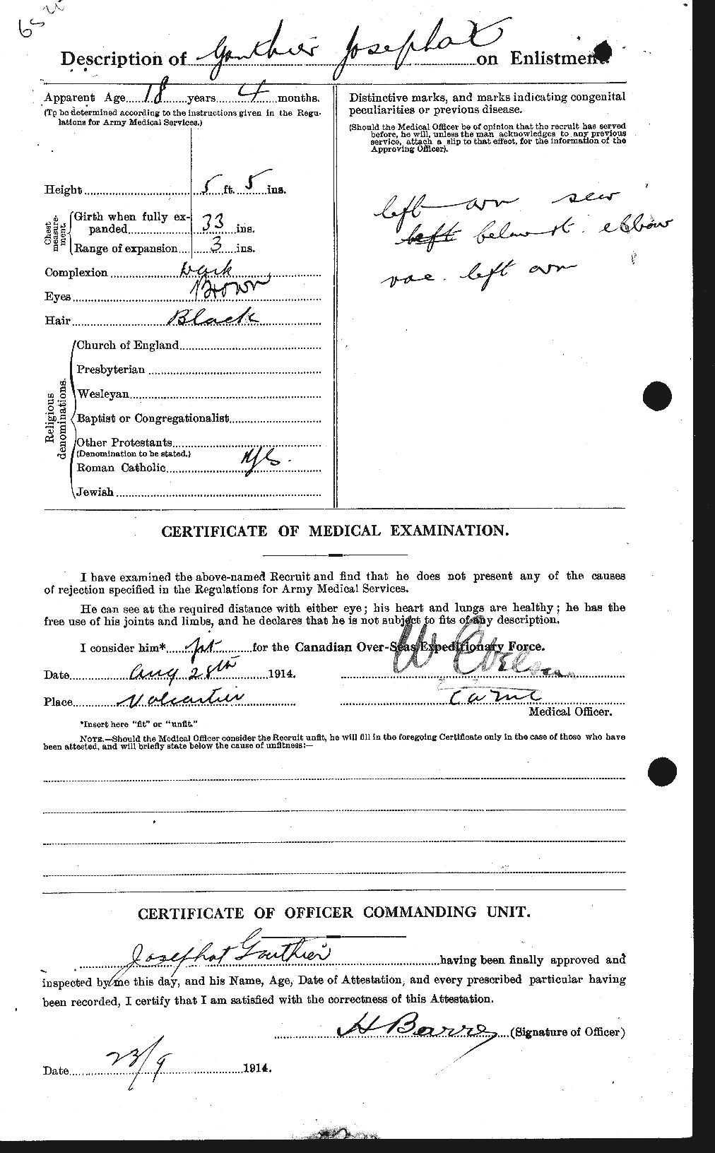 Personnel Records of the First World War - CEF 342357b