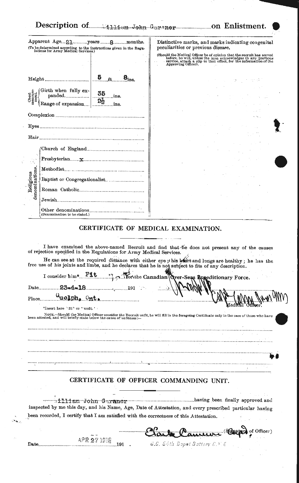 Personnel Records of the First World War - CEF 342571b