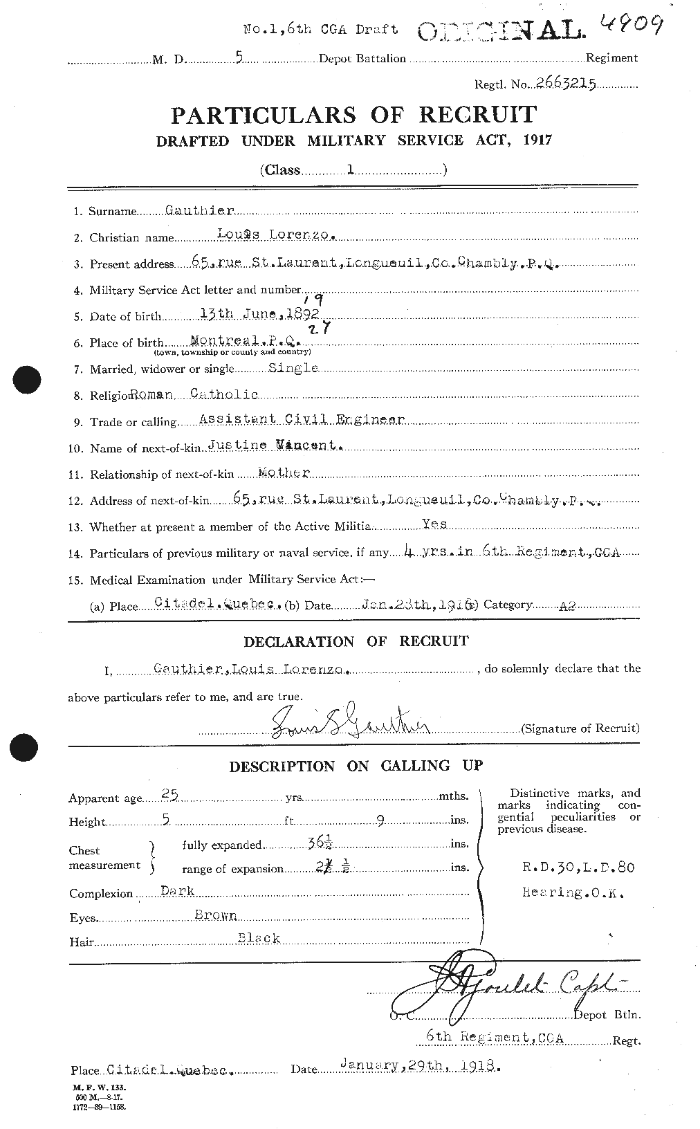 Personnel Records of the First World War - CEF 342937a