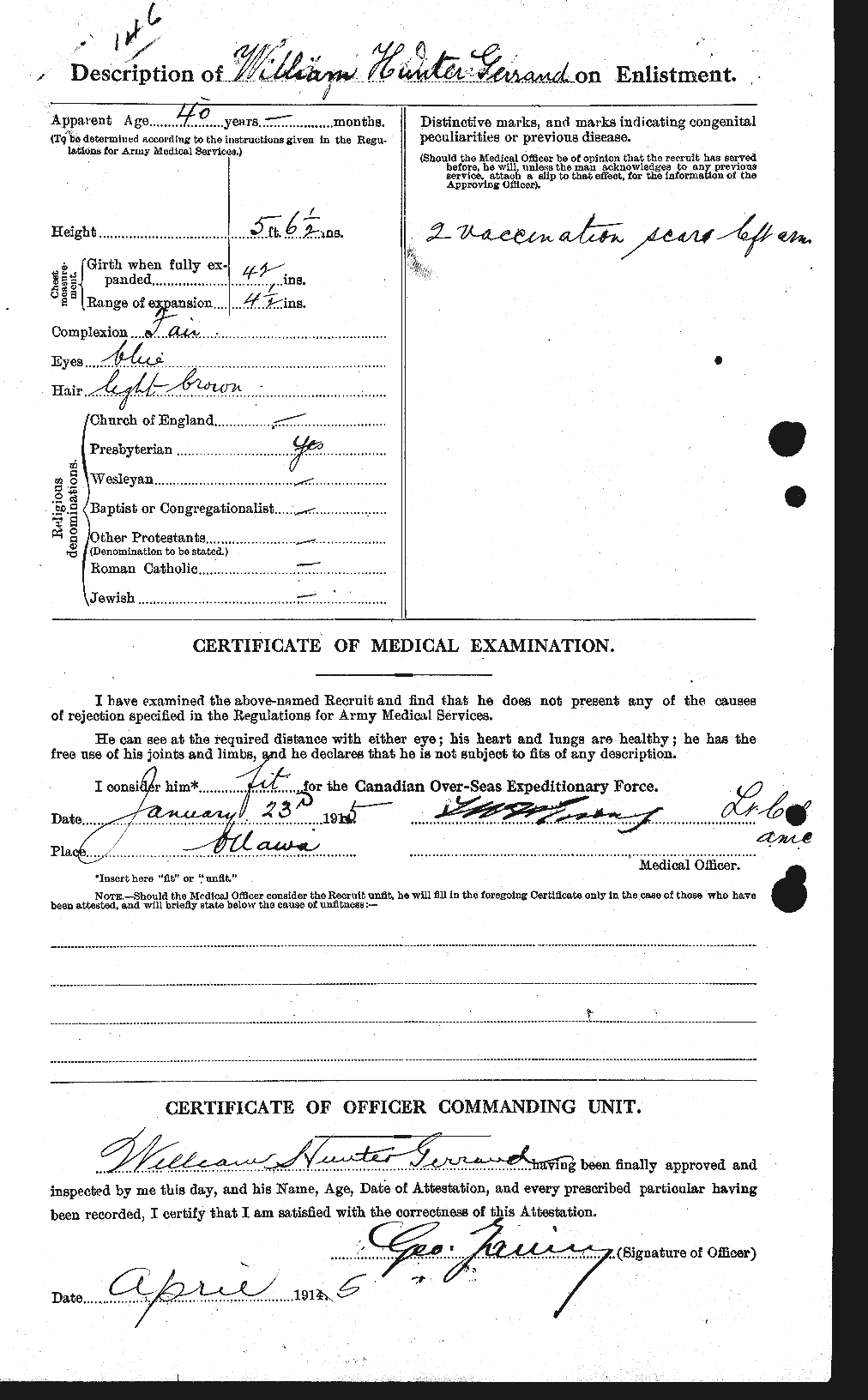 Personnel Records of the First World War - CEF 344233b