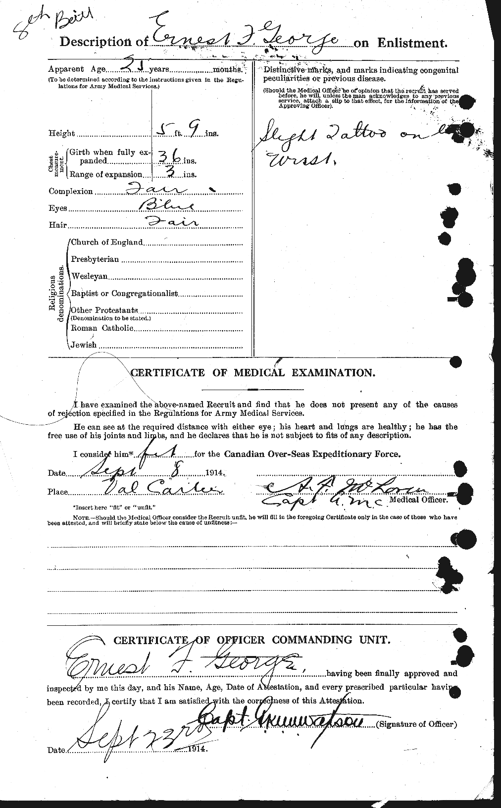 Personnel Records of the First World War - CEF 344676b