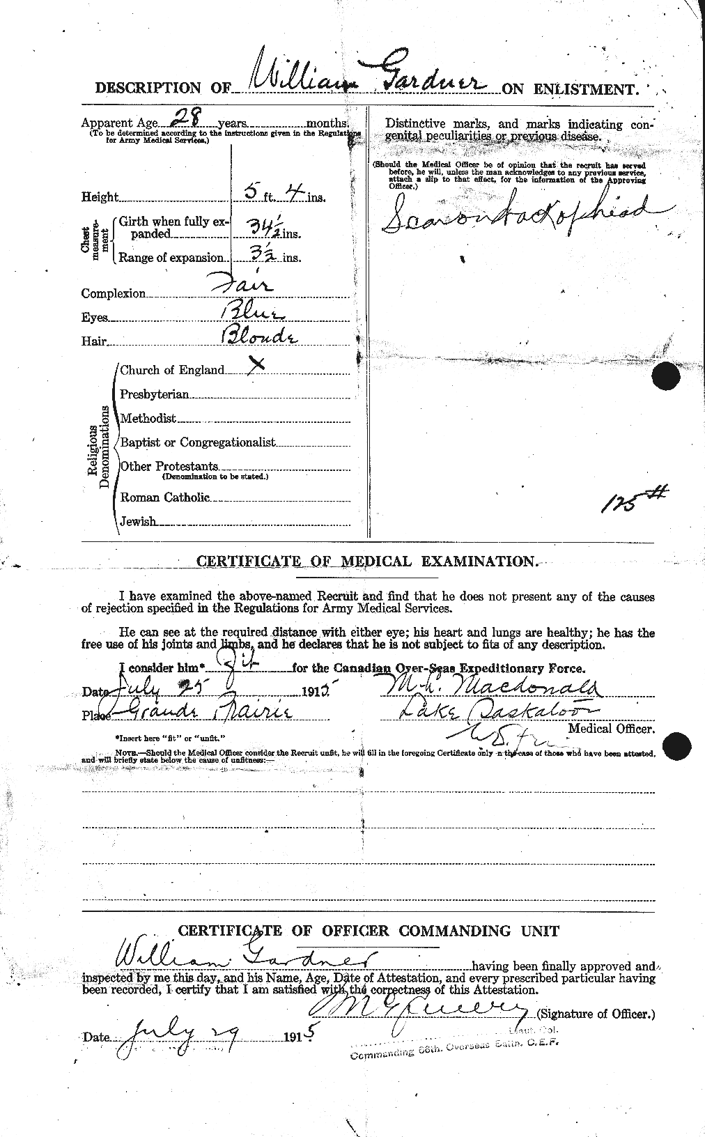 Personnel Records of the First World War - CEF 345849b