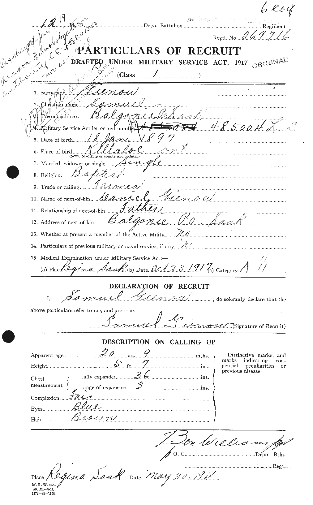 Personnel Records of the First World War - CEF 348858a