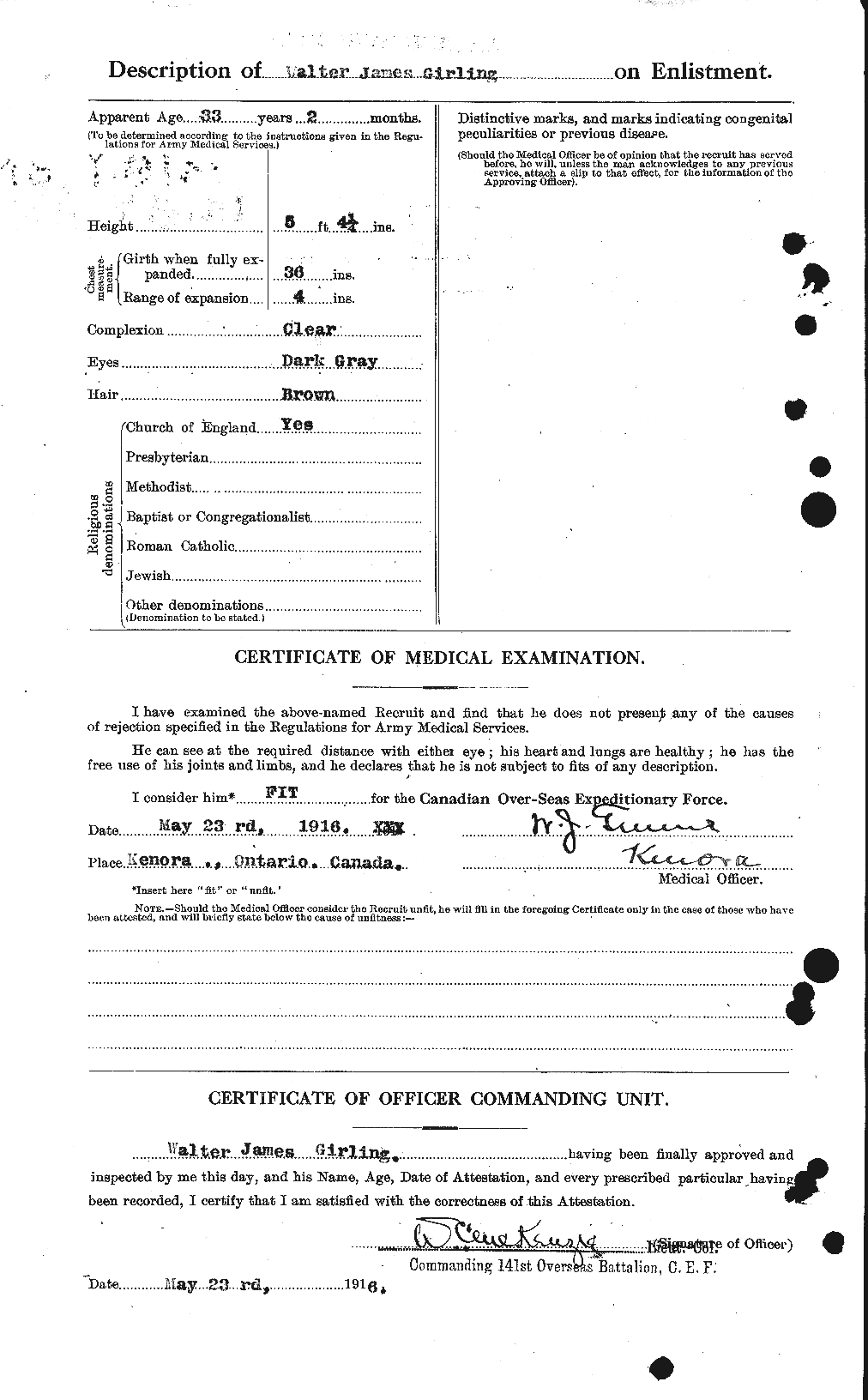 Personnel Records of the First World War - CEF 349597b