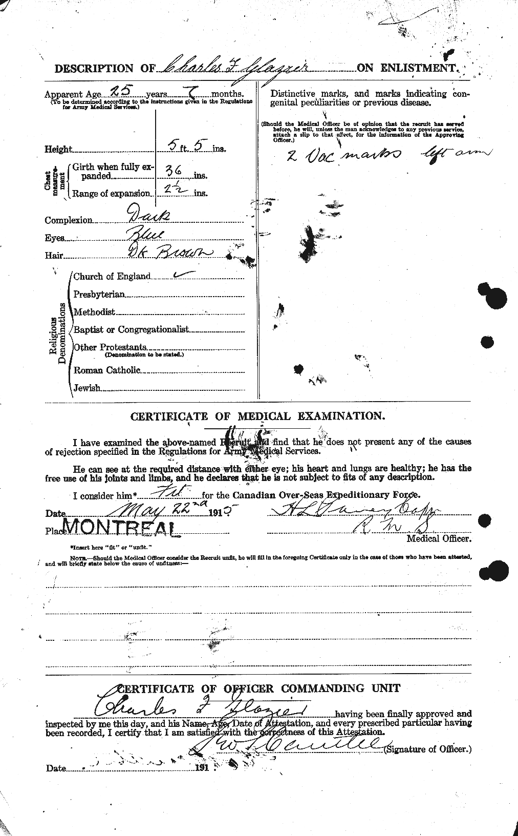 Personnel Records of the First World War - CEF 349982b