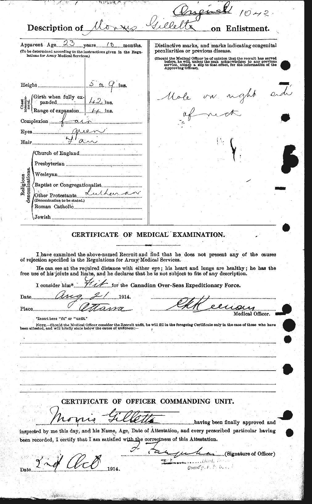 Personnel Records of the First World War - CEF 350390b