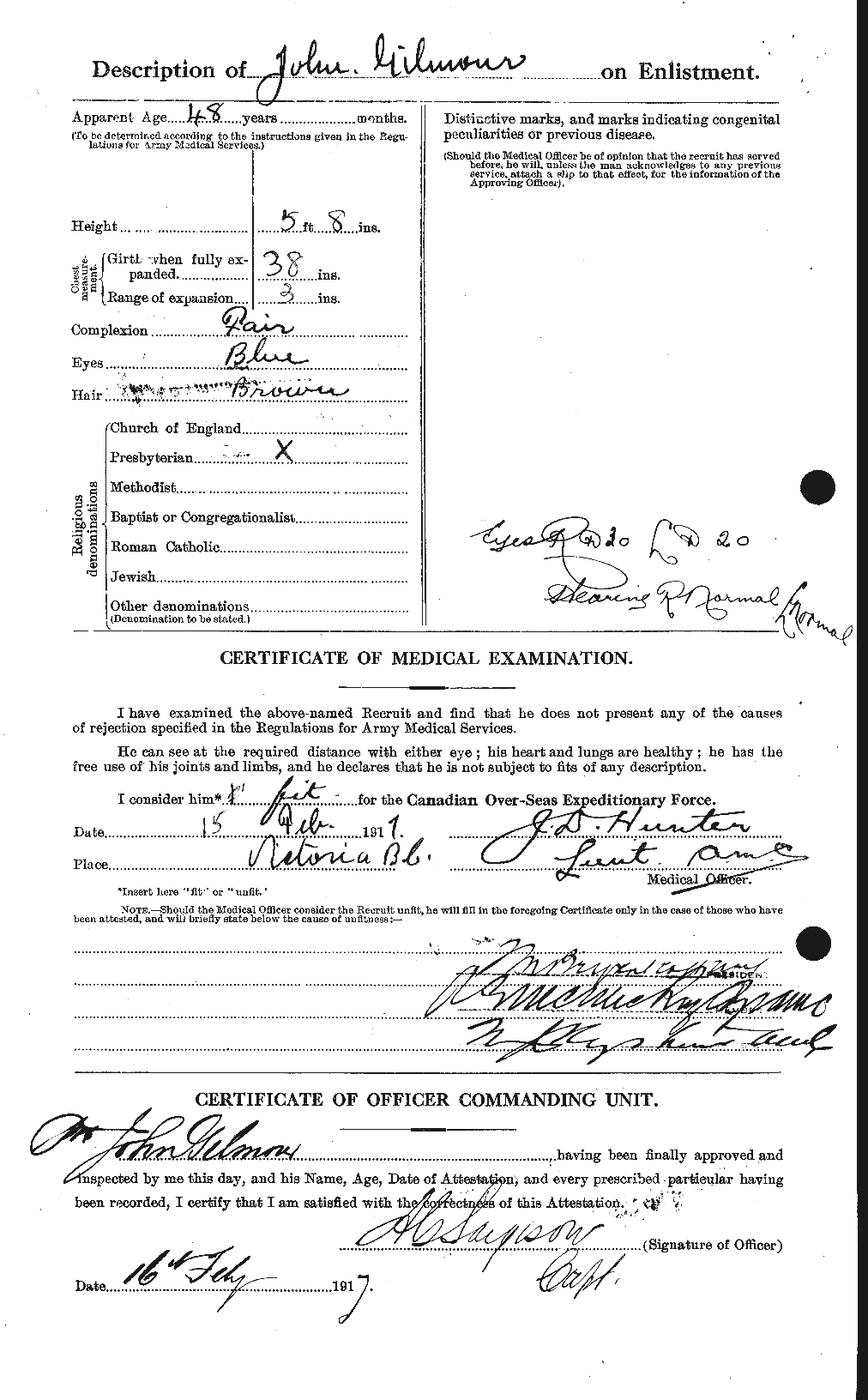 Personnel Records of the First World War - CEF 350968b