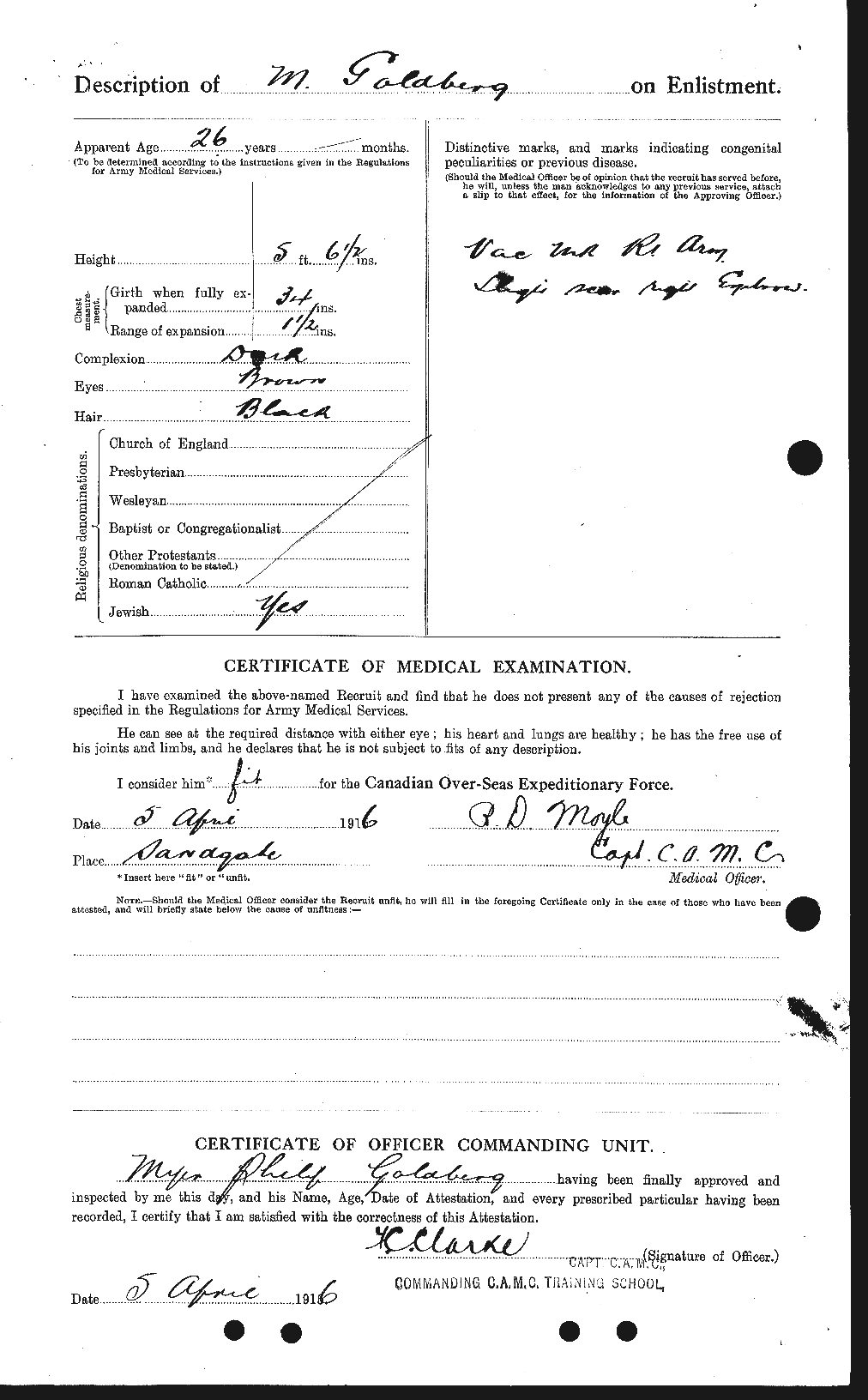 Personnel Records of the First World War - CEF 352232b