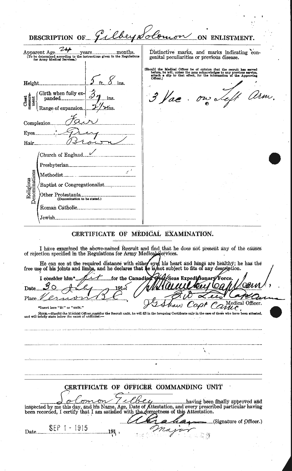 Personnel Records of the First World War - CEF 352582b