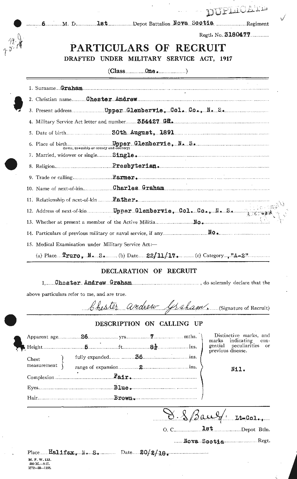 Personnel Records of the First World War - CEF 353789a