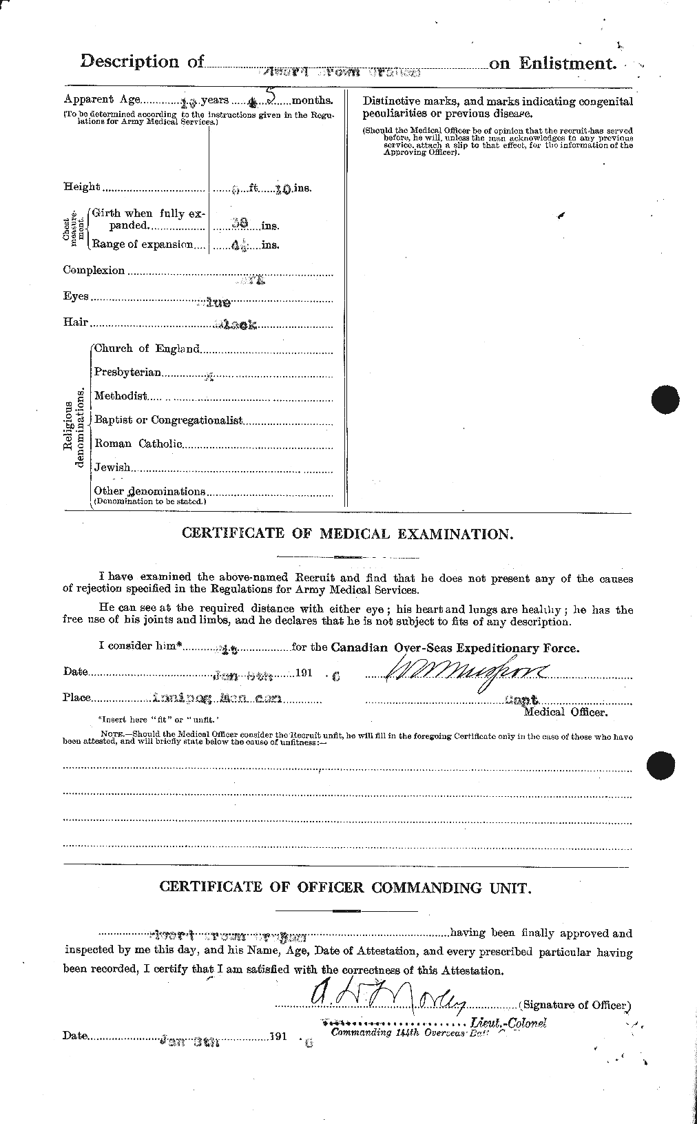 Personnel Records of the First World War - CEF 353867b