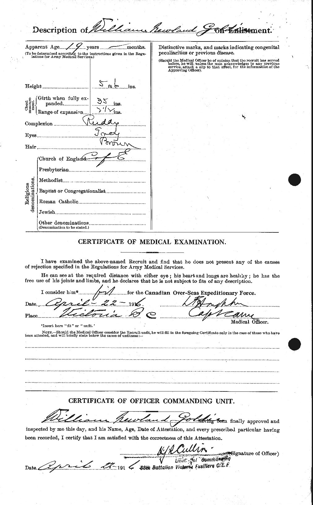 Personnel Records of the First World War - CEF 353958b